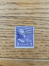 US Stamp Thomas Jefferson 3c Used Purple Waves - $0.99