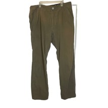 Kuhl Slax Pants Mens 36x32 Brown Hiking Outdoors Camping Performance Flaws - £20.28 GBP