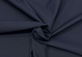 POLY COTTON RIPSTOP NAVY BLUE CRAFT APPAREL FABRIC BY 1/2(0.5) YARD 60"W - $5.93
