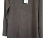 Cable &amp; Gauge Women&#39;s Long Sleeve Textured Mini Dress Modal Blend Size S... - $29.69