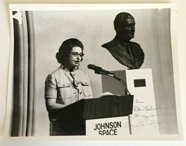 Lady Bird Johnson Signed Photo Johnson Space Center 10x8 B/W First Lady No COA - £27.90 GBP