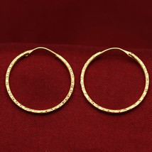 22K Best Gold Fashion Mexican Jewellery Bajoran Earrings Paternal Grandmother - £333.18 GBP