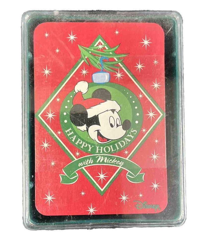Disney Mickey Mouse Happy Holidays Mini Playing Cards - $8.04
