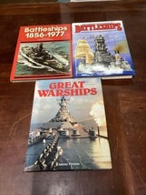 Battleships 1856-1977, Complete Encyclopedia Of Battleships &amp; Great Wars... - $22.02 CAD