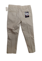 New Chaps Boys Youth 10 Husky School Approved Cotton Cream White Dress Pants - $12.86