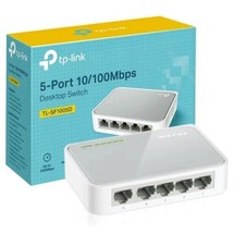 NEW TP-Link 5-Port 10/100Mbps FAST ETHERNET DESKTOP SWITCH TL-SF1005D FR... - $12.33