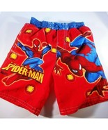Spiderman Swim Trunks With Pockets Size 18 Months - $73.94 MXN