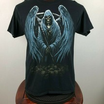 Angel Of Death on Skulls Mens L Graphic T Shirt  - £23.73 GBP