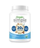 Orgain USDA Organic Simple Plant Protein Powder Creamy Vanilla 2.04 LB E... - $39.59