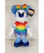 DISNEY RAINBOW COLLECTION by Just Play 10&quot; Minnie Mouse - 2022 ~ Pride L... - £11.50 GBP