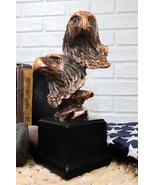 Majestic Wings Of Glory 2 American Bald Eagles Family Unit Sculpture Wit... - $97.04 CAD