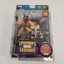 Marvel Legends Series VI Wolverine Poseable Action Figure w/ Comic 2004 ... - £30.52 GBP