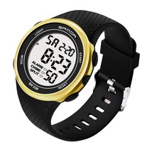Fashion Sanda 375 Men&#39;s Watches Led Digital Clock Electronic Watch Diving Swimmi - £29.85 GBP