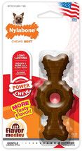 Nylabone Dura Chew Power Chew Flavor Medley Textured Ring Bone Petite 1 count Ny - £11.02 GBP