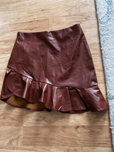 SHEIN faux leather skirt size m - $24.75
