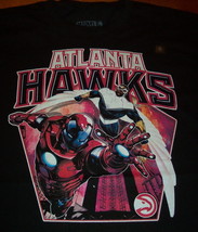 Atlanta Hawks Nba Iron Man The Falcon Marvel Comics T-Shirt Mens Xl New Avengers - £15.82 GBP