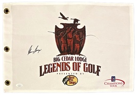 Gary Player Autograph Signed Golf Flag Legends Of Golf Flag 2014 Tour Jsa Cert - £120.54 GBP