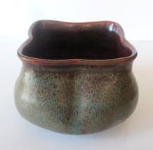 New Signed Original Artist Design Handmade Glazed Ceramic Clay Art Pottery Bowl - $35.63