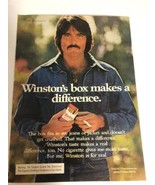vintage Winston In The Box Cigarettes Print Ad Advertisement 1975 PA1 - £7.73 GBP