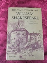 The Complete Works of William Shakespeare Volume 2 Nelson Doubleday Hardcover DJ - £6.68 GBP