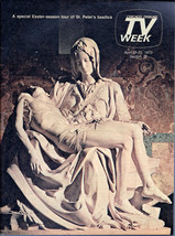 Chicago Tribune TV Week April15-21,1973 Section10 Tour St. Peter&#39;s Basilica - £1.99 GBP