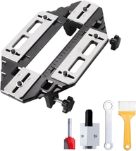 Aluminum Alloy Door Hinge Jig Woodworking Hole Opener Slotting Locator W - $120.23 CAD