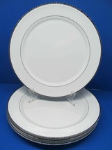 Mikasa  A4-172 Vintage Rochelle Bone China Set Of Four 10 1/2&quot; Dinner Plates VGC - £58.95 GBP