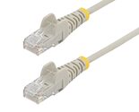 StarTech.com 9in Gray Slim CAT6 Ethernet Cable, Snagless RJ45, LSZH, 28A... - $11.94