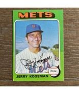 1975 Topps #19 Jerry Koosman New York Mets - £2.35 GBP