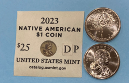 2023 D &amp; P  Sacagawea Native American $1 Dollar UNC Coin Set - 2 coins S... - $4.23