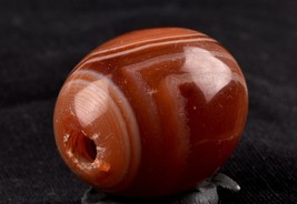 Mystic old  carnelian evil eye sulemani  dzi/bhaisajyaguru/ shaman bead ... - £54.08 GBP