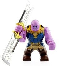 Thanos & Weapon Double-Edged Sword - Marvel Avengers Endgame Minifigure Toy - £5.53 GBP