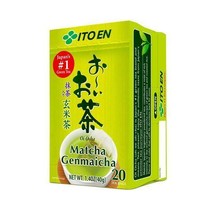 TWO PACK MATCHA GENMAICHA TEA BAGS (40 BAGS) - £21.12 GBP