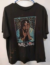 Poetic Justice Graphic 2Pac T Shirt Size XL - £13.72 GBP