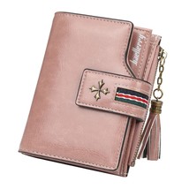 Fashion Small Oil  Leather Wallet Women Stylish Zipper &amp; Hasp Card Wallet Woman  - £51.99 GBP