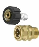 5000PSI Pressure Washer Quick Connect Kit M22-15mm for Sun Joe SPX3000 3... - $17.75