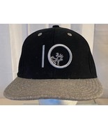 Black &amp; Grey Ten Tree Snapback  Adjustable Front Logo - $24.74