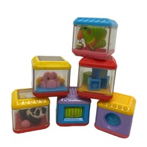 Fisher-Price Peek-A-Blocks Set of 6 Different Cubes - £9.18 GBP
