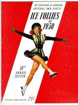 Shipstads &amp; Johnson Original and Finest Ice Follies of 1950 Program 14th... - $11.88