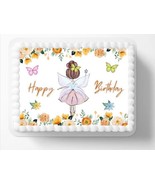 Fairy Fairies Edible Image Cake Topper Birthday Cake Topper Frosting She... - £12.95 GBP