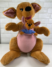 Winnie the Pooh Kanga &amp; Roo Jumbo 21&quot; Plush Stuffed Mattel Arcotoys Disney Rare - £55.84 GBP