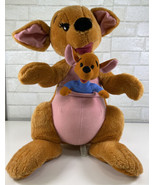 Winnie the Pooh Kanga &amp; Roo Jumbo 21&quot; Plush Stuffed Mattel Arcotoys Disn... - £54.68 GBP
