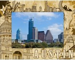 Austin Texas Laser Engraved Wood Picture Frame Landscape (5 x 7) - $30.99
