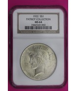 1923 P MS 64 Liberty Peace Silver Dollar NGC Label Error Patriot Collect... - $272.90 CAD