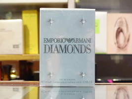 Emporio Armani Diamonds Eau de Toilette foe woman 50ml Edt Spray Very Rare  - $119.00