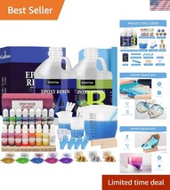 High-Gloss Crystal Clear Resin Kit - 1 Gallon Art Set for All Creativity... - $79.49