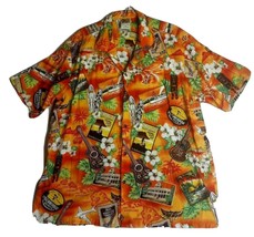 Winnie Fashion Men 2XL Button Down Hawaiian Vacation Short Sleeve Shirt - $48.51
