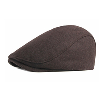 Brown British Beret Hat - £15.01 GBP