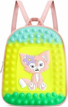 Pop Backpack Purse for Girls, Fidget Backpack Pop School Bag Pop On It Toys Cute - £23.73 GBP