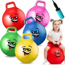 5 Pcs Bouncing Ball For Kids, 18 Inch Inflatable Jumping Ball Rubber Hippity Hop - £39.49 GBP